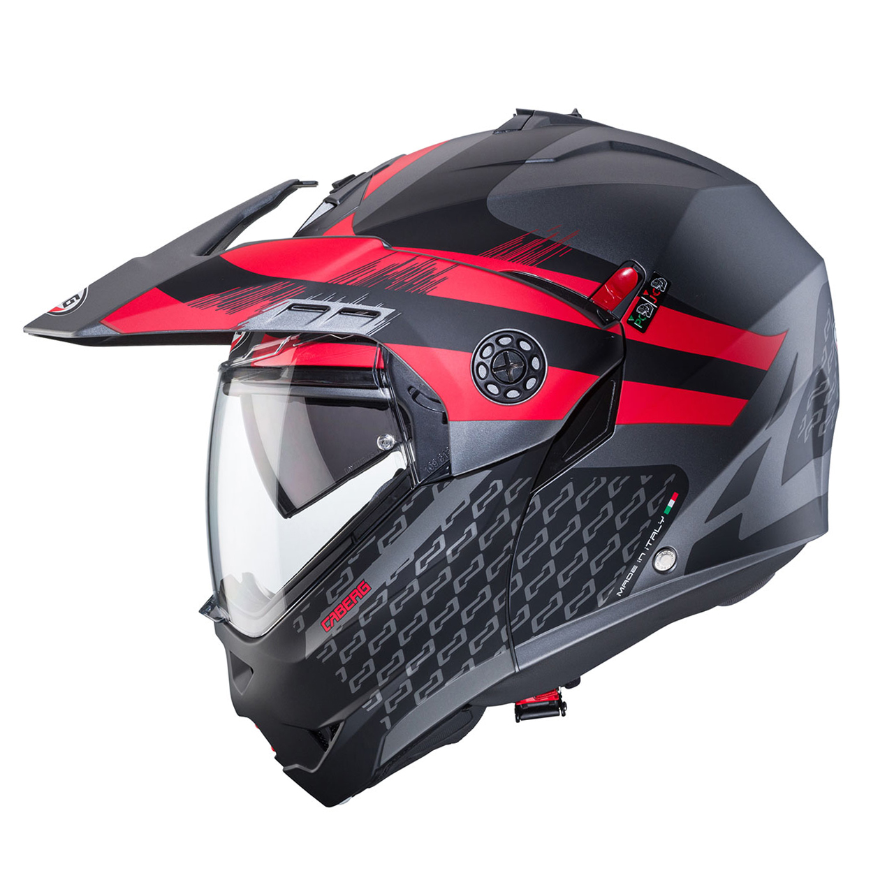 Tourmax-X-Sarabe-Matt-Gun-Metal-Black-Red-profile